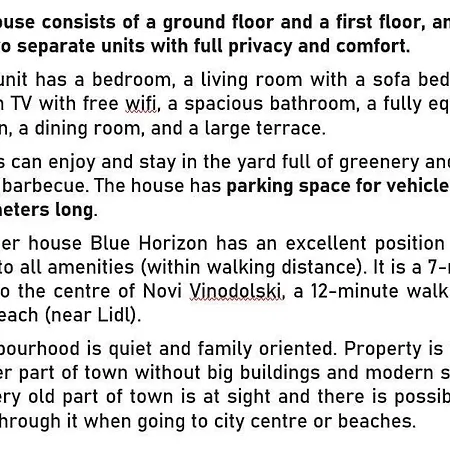 Blue Horizon * Novi Vinodolski